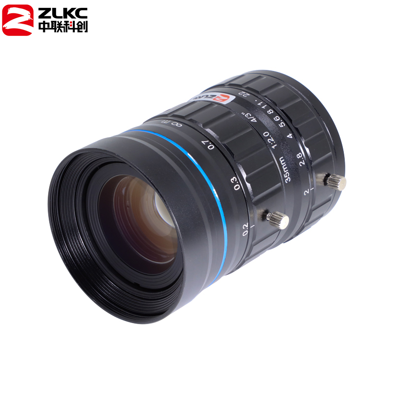 大靶面工业镜头12mm 16mm 25mm 35mm 50mm低畸变镜头12F00万像素4