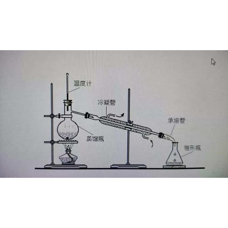水蒸气蒸馏装置玻璃全套蒸馏器500ml带支架加热
