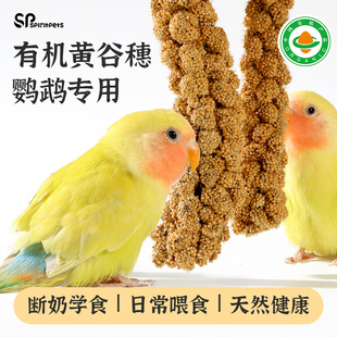 鹦鹉谷穗天然鸟粮鸟食虎皮玄凤牡丹珍珠小太阳饲料麦穗零食黄谷子