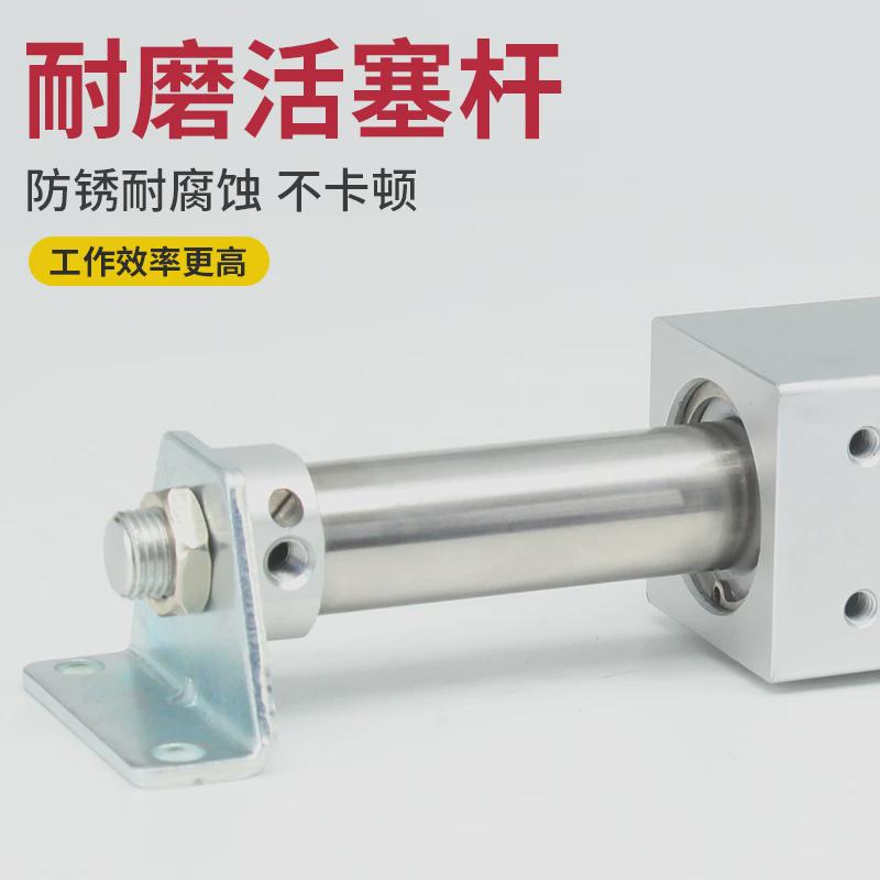 磁性耦合式无杆气缸RMS10/16/20/25/32/40-50-100-300-400LB500FA