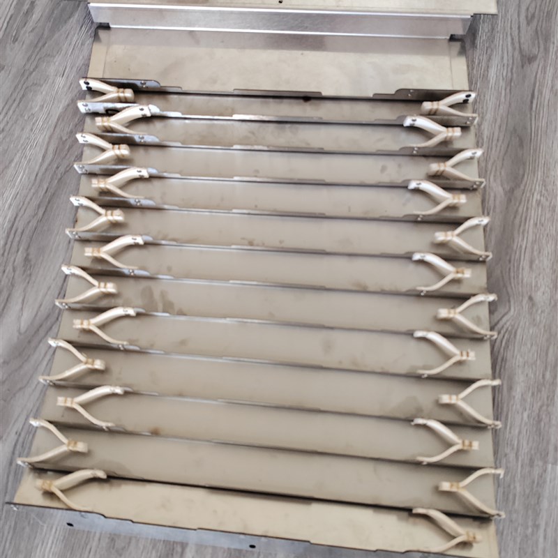 哈斯VF2SS立加l工中心XYZ轴防护罩机床导轨铠甲式防尘罩导轨挡板