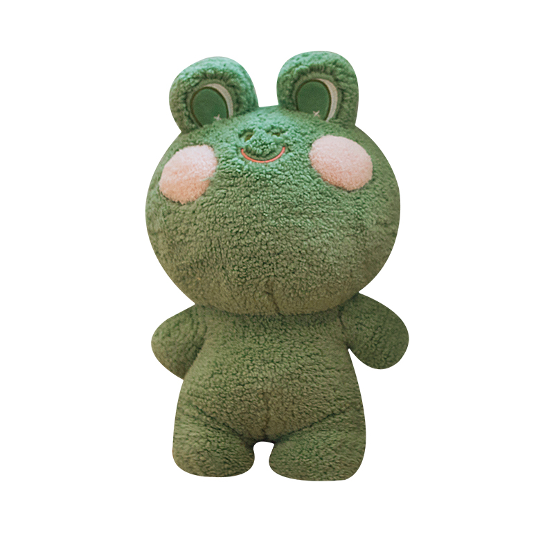 青蛙兔子抱枕公仔可爱毛绒玩具女孩睡觉超萌嘟嘟蛙安抚儿童玩偶女