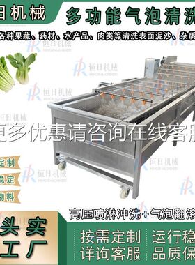 材蔬气泡清机商用MAGA-102果清洗流水洗线辣椒小白菜菜油蔬菜清洗