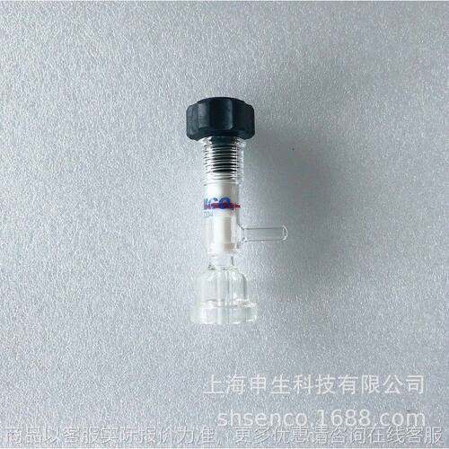 供应 旋转蒸发器及玻璃反应釜法兰口进料阀 玻璃进料阀