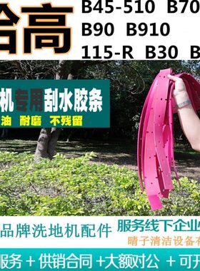 哈高B45-510/B70/B90/B910/115-R/B30/B75R洗地机吸水胶条皮Hako
