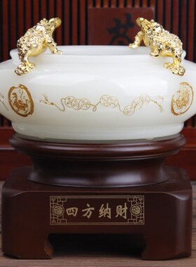 聚宝盆招财摆件客厅装饰品乔迁新居礼品办公室工艺品开业礼物