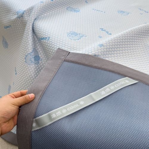 夏天凉感豆豆凉席三件套床笠款可机洗水洗夏季凉垫软席子2025新款