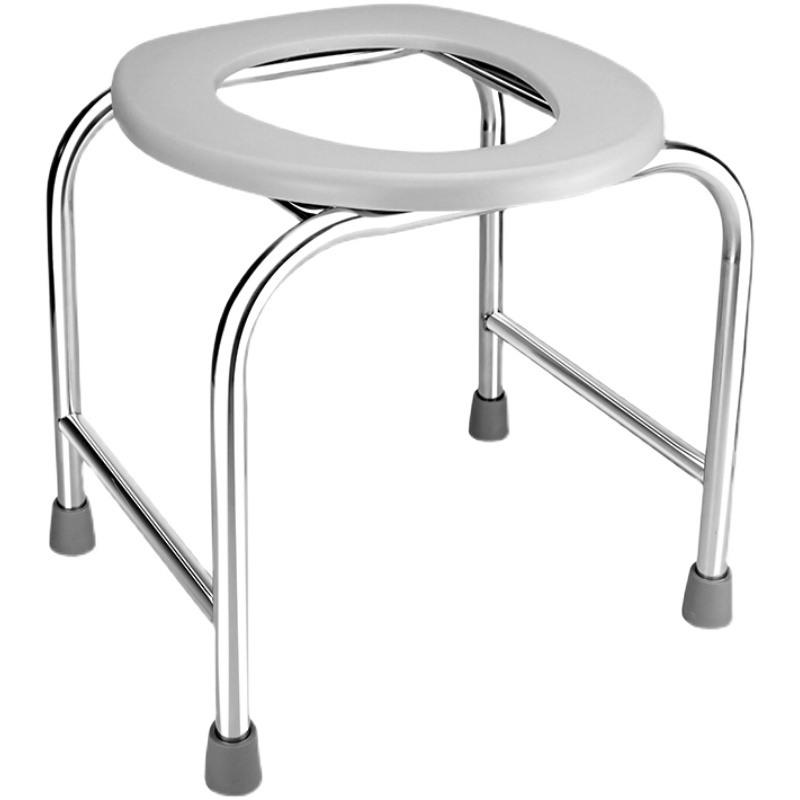 老人坐便椅凳子孕妇坐便器简易蹲便器移动马桶家R用厕所便椅不锈