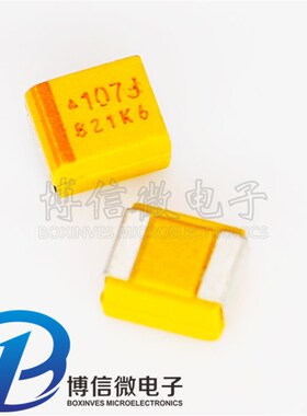 6V100UF 6.3V B型 贴片钽电容 1210 3528 107J 胆电容 极性电容
