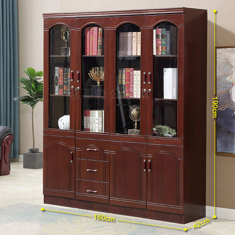 办公家具文件柜木质资料柜收藏柜子整理收纳储物柜带锁带玻璃书柜,纺织面料/辅料/配套,服装加工设备,淘宝优惠券,粉丝福利购,淘宝优惠卷