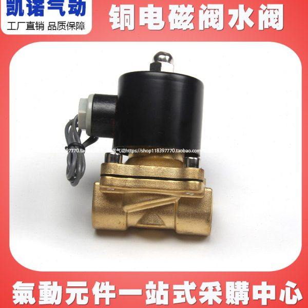 二位二通直动式电磁阀2W 膜片铜电磁阀2W160电磁阀水阀220V不锈钢