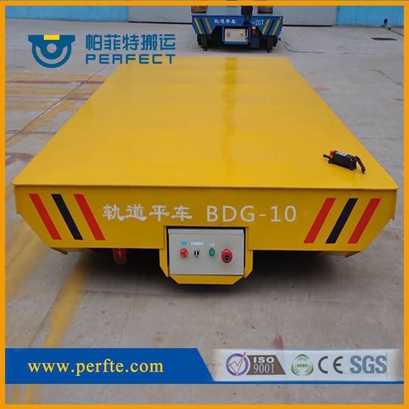 帕菲特港口卸载BDG低压轨道车2吨轨道平板车