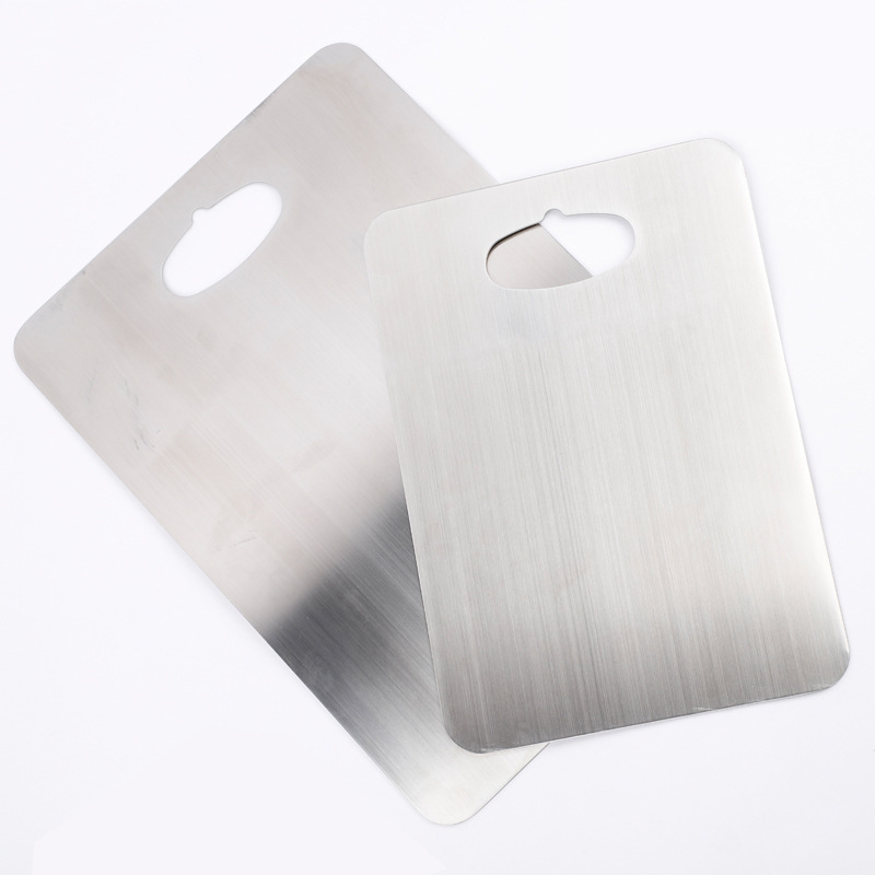 304不锈钢菜板 家用加厚不锈钢切菜砧板 擀面板 厨房用具