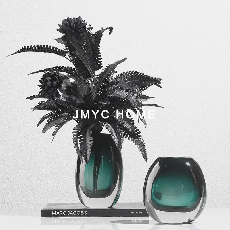 轻奢高级感客厅茶几干花瓶插干花器餐厅吧台桌面软装饰品摆件酒店