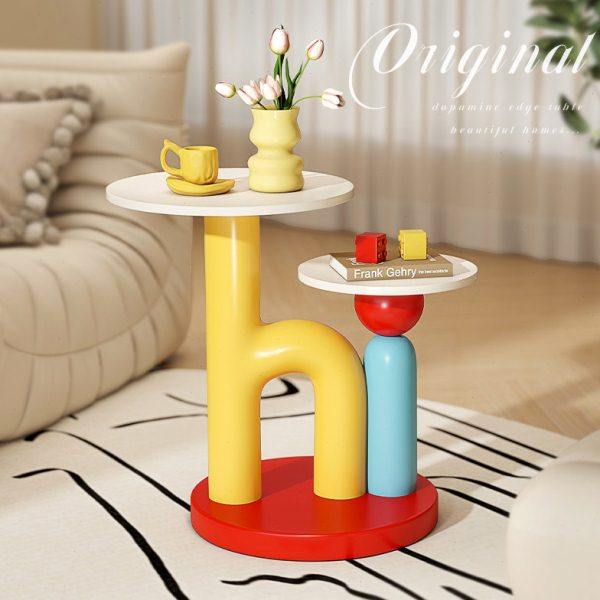 多巴胺客厅大型落地摆件电视柜沙发旁边奶油风边几卡通可爱装饰品,家居饰品,落地摆件,淘宝优惠券,粉丝福利购,淘宝优惠卷