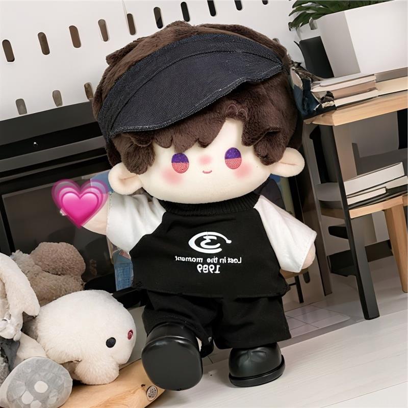 现货20cm棉花娃娃衣服套装可爱运动休闲毛绒公仔换装外出娃衣