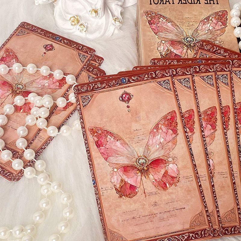 韦特维特塔牌罗牌78张新手初学者学习桌游35克铜纸原创蝴蝶卡牌