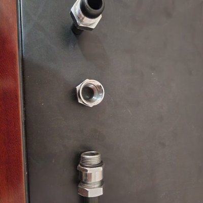 振动电机接线盒金属出线口橡胶防水螺口头护套接头线缆葛兰头穿线