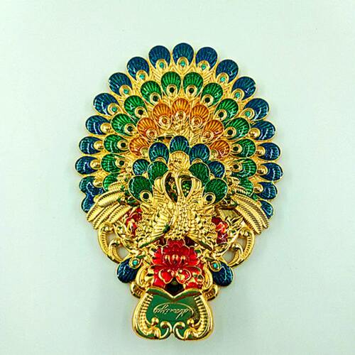 化妆镜子俄罗斯镜子 孔雀镜子 折叠镜子手柄镜子礼品礼物纪念品