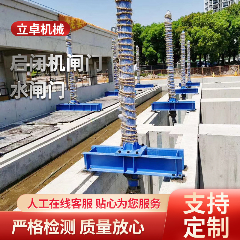 水利液压启闭机闸门机闸一体集成式水闸门水电站顶推水库闸门