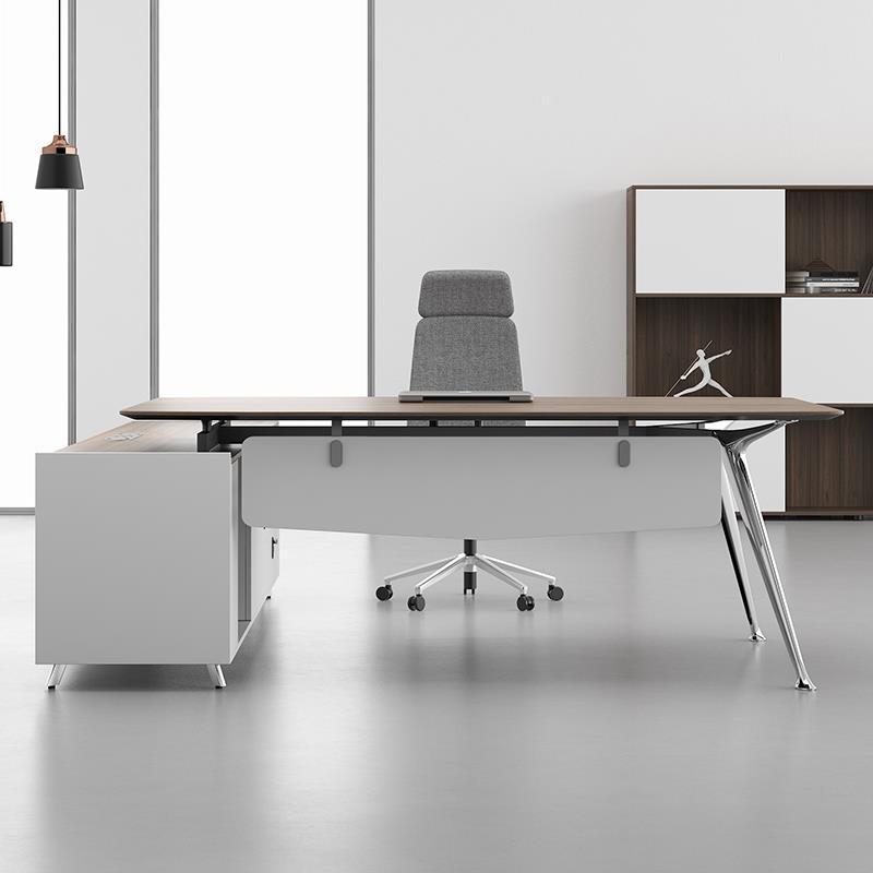 老板桌办公桌简约现代大班台设计师办公桌书房经理主管桌单人桌