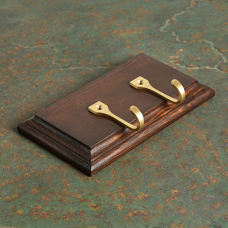 蘑菇空间全手工做旧实木底座 开关底座 老式开关底盘复古开关座