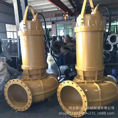 WQ潜水排污泵380v抽粪泥浆大功率45KW杨程大流量6寸8污水泵37KW
