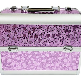 厂家现货740# 铝合金化妆工具箱 双层大容量收纳箱 专业美甲箱