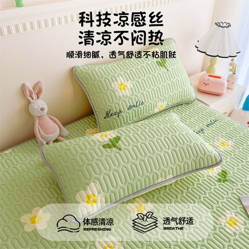 2024夏季乳胶枕头套一对装A类冰丝凉感枕套48cmx74cm单枕芯内胆套