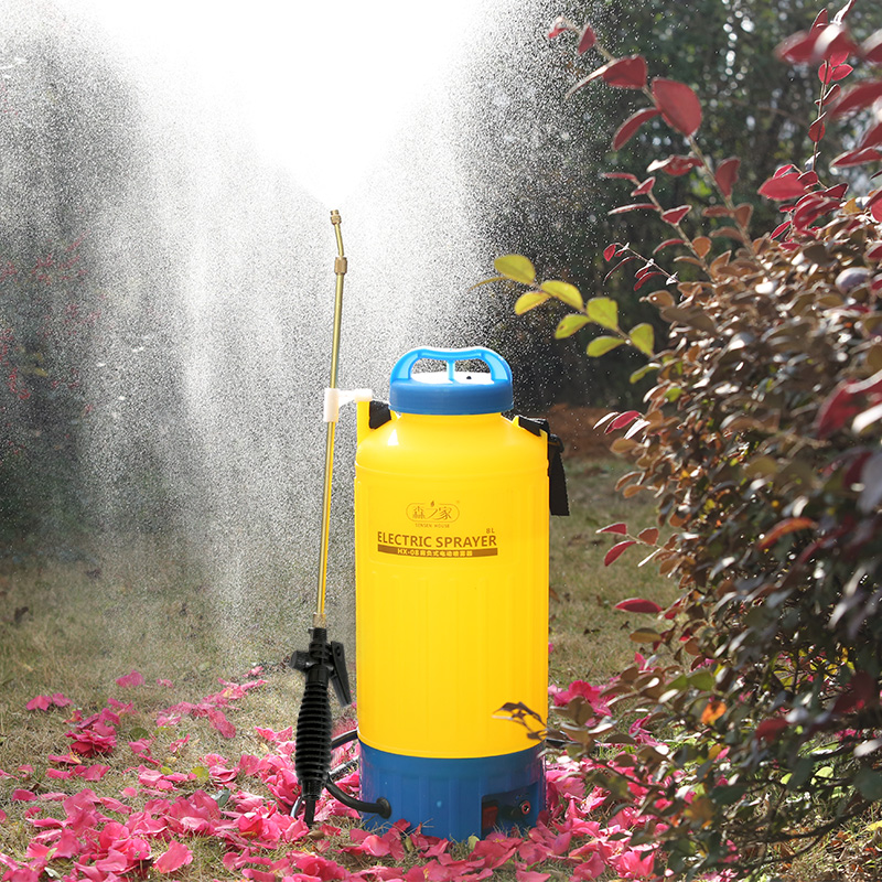 农用5L8L电动喷壶小型加厚多功能锂电池浇花打药喷壶洗玻璃喷雾器