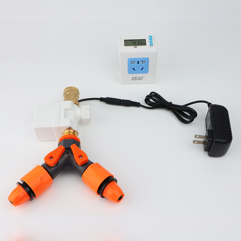 花园自动浇花器手机远程控制2.4GWiFi电磁阀智能定时开关阀门系统