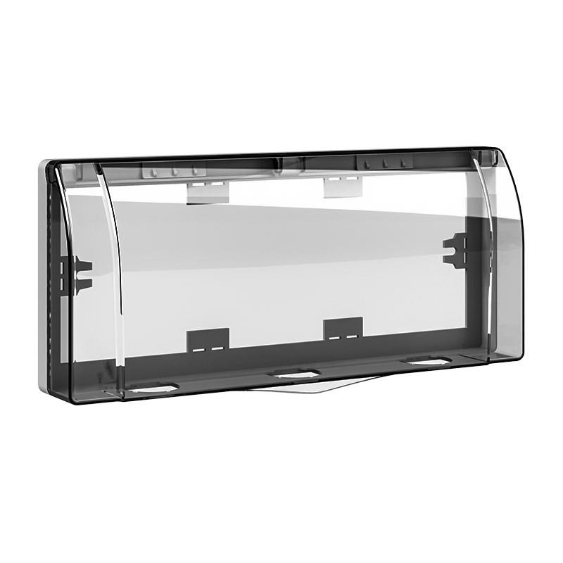 86型卫生间插座防溅盒防水罩三联透明盒开关三位电源保护盖自粘贴