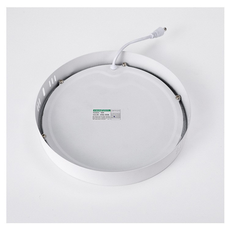 厂家直销压铸吸顶圆形方形厨卫灯超薄平板灯筒灯 LED明装面板灯
