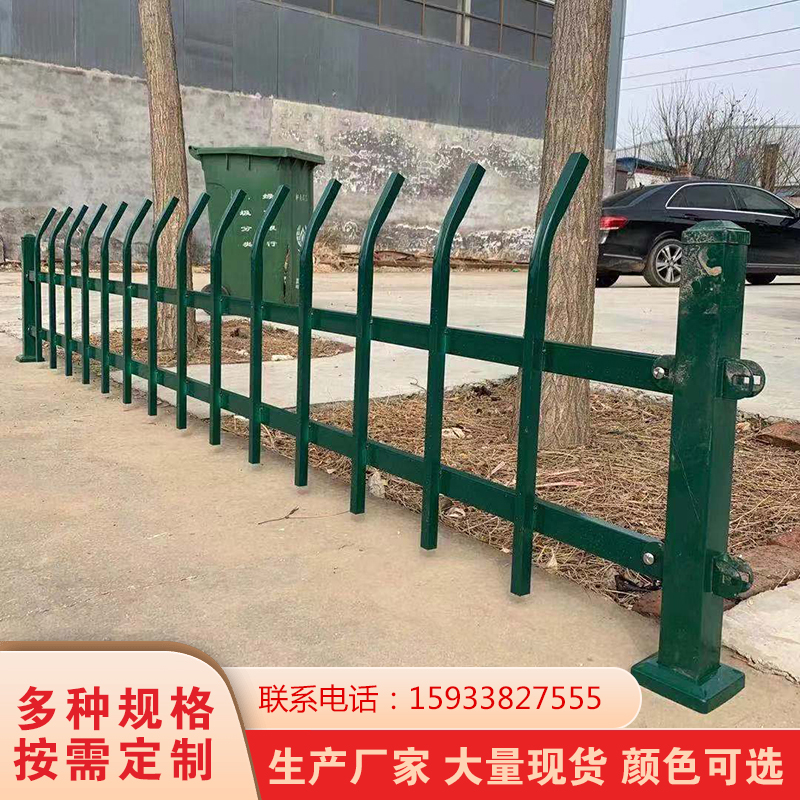 锌钢草坪护栏  户外绿化带防护围栏园林花园小区隔离栅栏铁艺栏杆