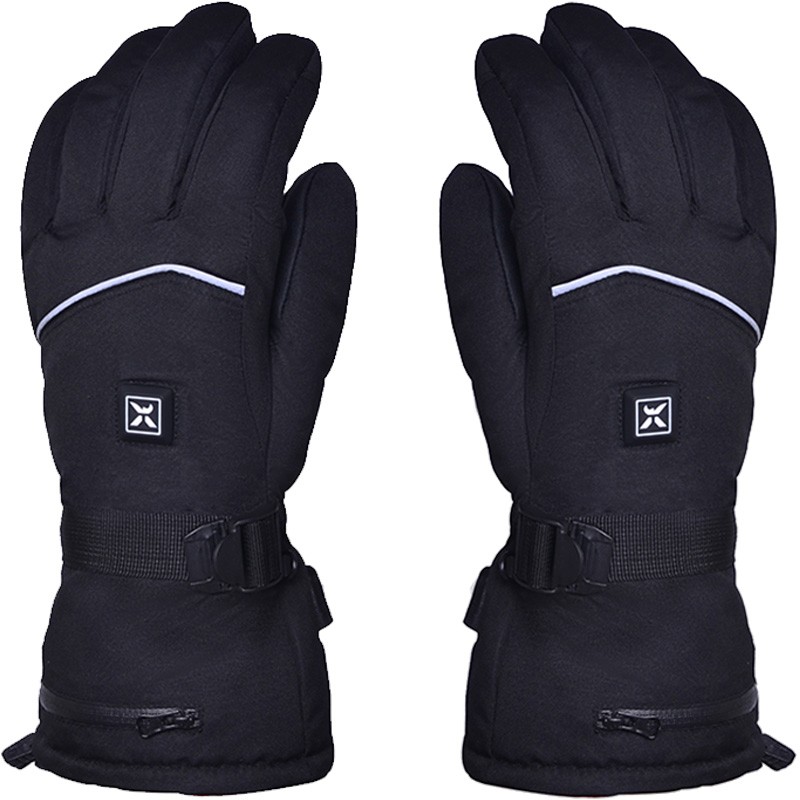 防水电热充电加热手套电暖发热男女士冬季骑行摩托车锂电池自发热