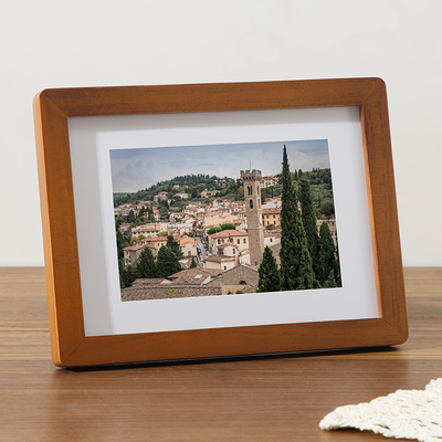 实木相框摆台洗照片做成桌v面摆件6寸相片冲洗加卡纸定制挂墙七寸