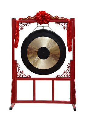 大锣开道锣36/40/50/60/80cmH传统优质响铜锣纯铜防汛锣抄锣