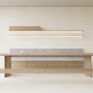 侘寂风柔光面肌肤釉奶油色微水泥瓷砖别墅客厅卫生间地砖墙砖大板