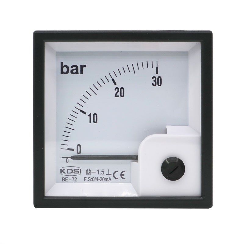 指针式直流电流表BE-72 DC4-20mA 30bar 毫安表 配电柜设备用表