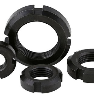 GB812 圆螺帽 带槽螺母 圆螺母 M10 国标 锁紧螺母 M60 碳钢