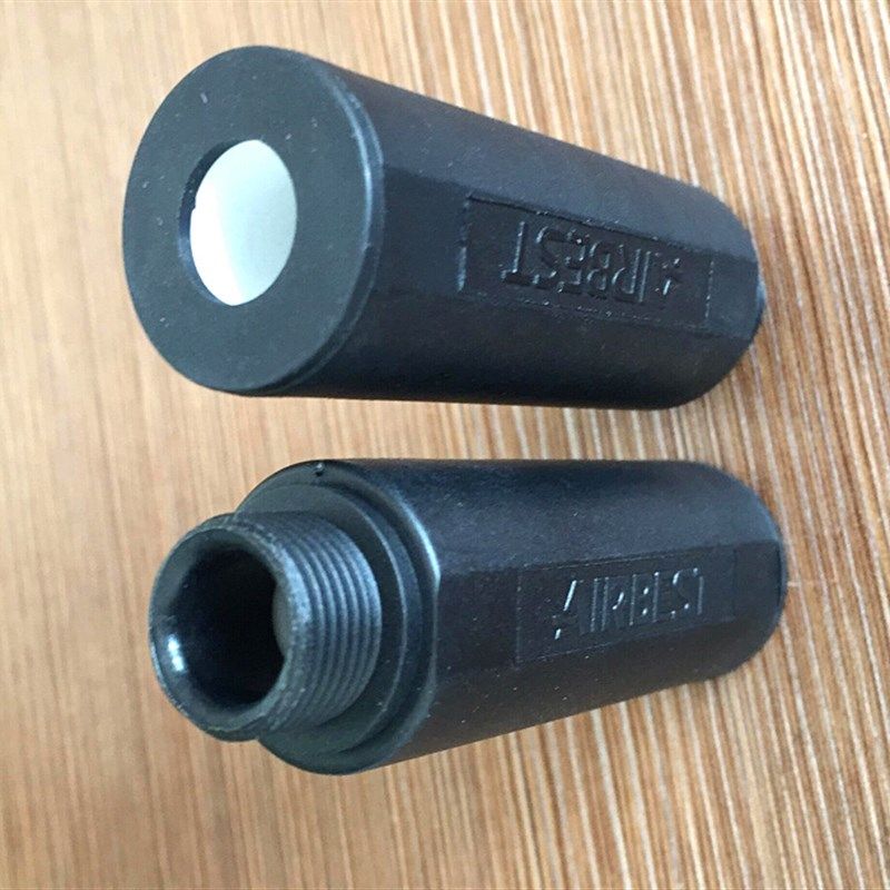 airbest阿尔贝斯 3分R8/8塑料消音器ABS03 ABS-03气动组件直通式