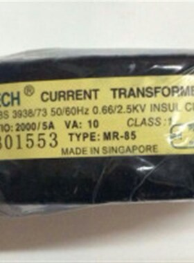 零序电流互感器NITECH CURRENT TYPE MR-120  2000/5A  CLASS:1