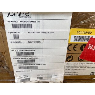 需要 Juniper 全新带包装 48T 联 EX4300