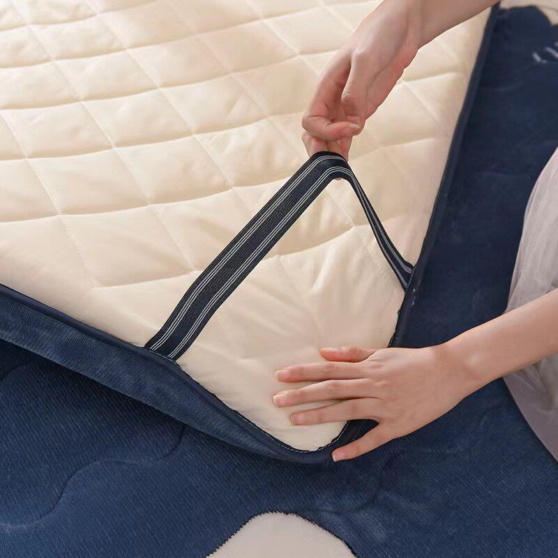 加厚保暖10cm海绵家用床垫褥被0.9m1/1.2X1.9m/1.5/1.8X2米