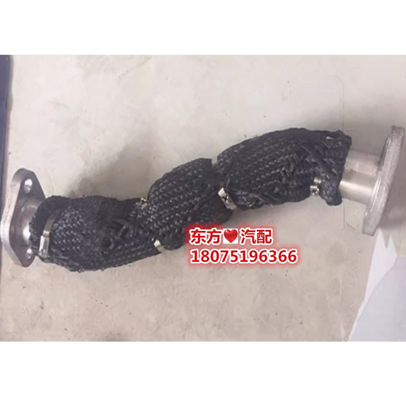 一汽青岛解放虎V虎VH大柴道依茨发动机498/4DC2EGR冷却器管连接管