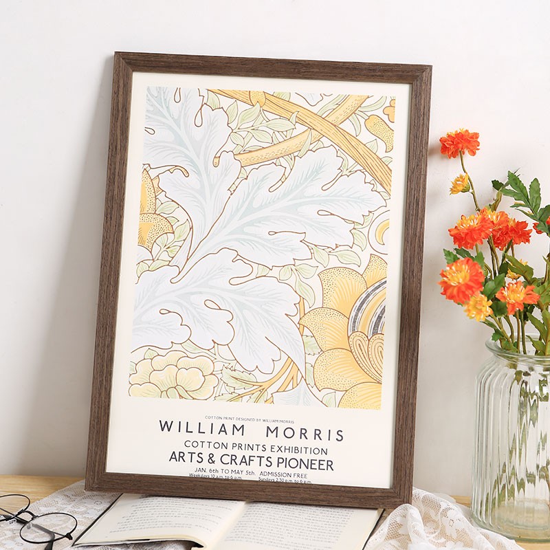 原木色相框挂墙实木画框装裱a3a4纸油画4k8k八开12寸16大木质框架