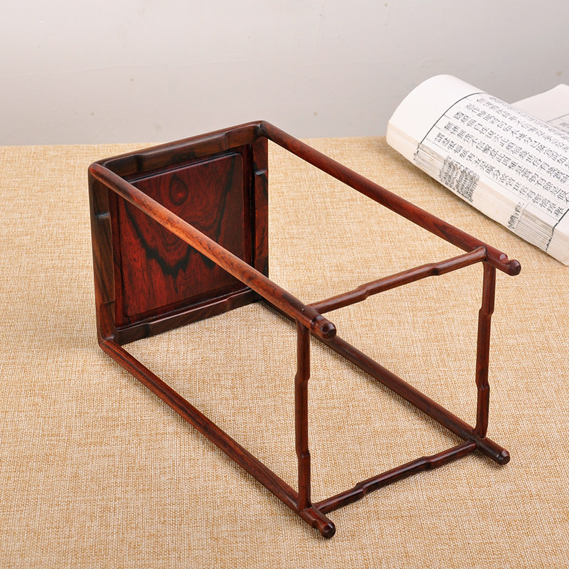 实木花盘圆形底座花瓶花器托盘茶具软装花架红木盆景插花摆件托架