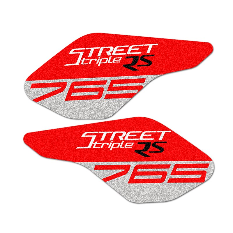 适用凯旋Triple765tRS摩托车油箱贴纸磨砂防滑贴花保护贴防水版画