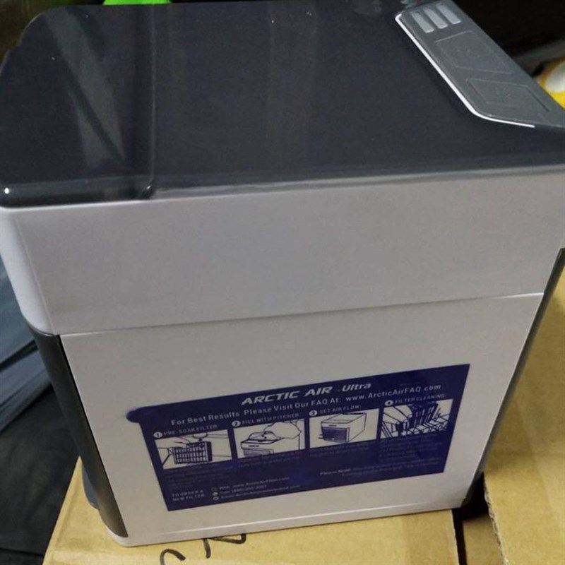 加湿空调冷风机USB迷你小型空调扇家用可携式电风扇水冷制冷桌面