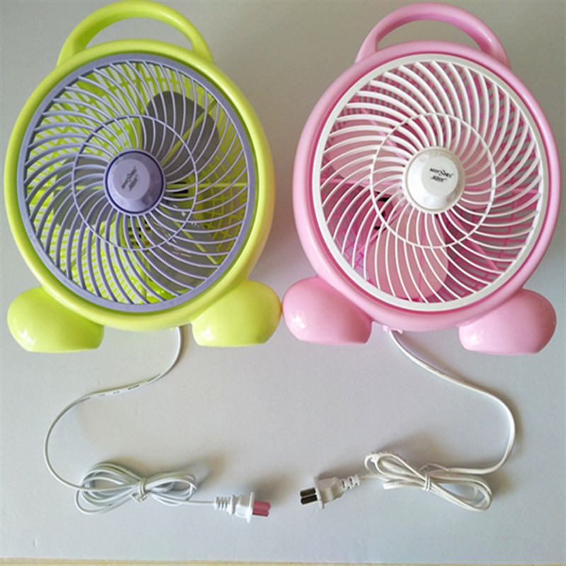 美诗儿小风扇插电迷你宿舍小电风扇办公桌面台式风扇家用转页台扇